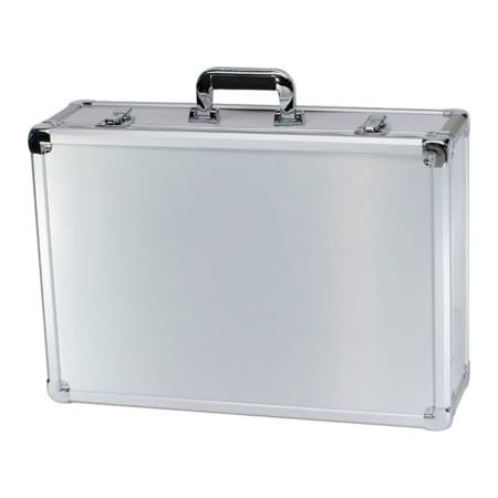 T.Z. Case International Inc. TZ Case Executive Aluminum Storage Case EXC-122-S - 23"L x 16"W x 7-3/8"H Silver EXC-122-S